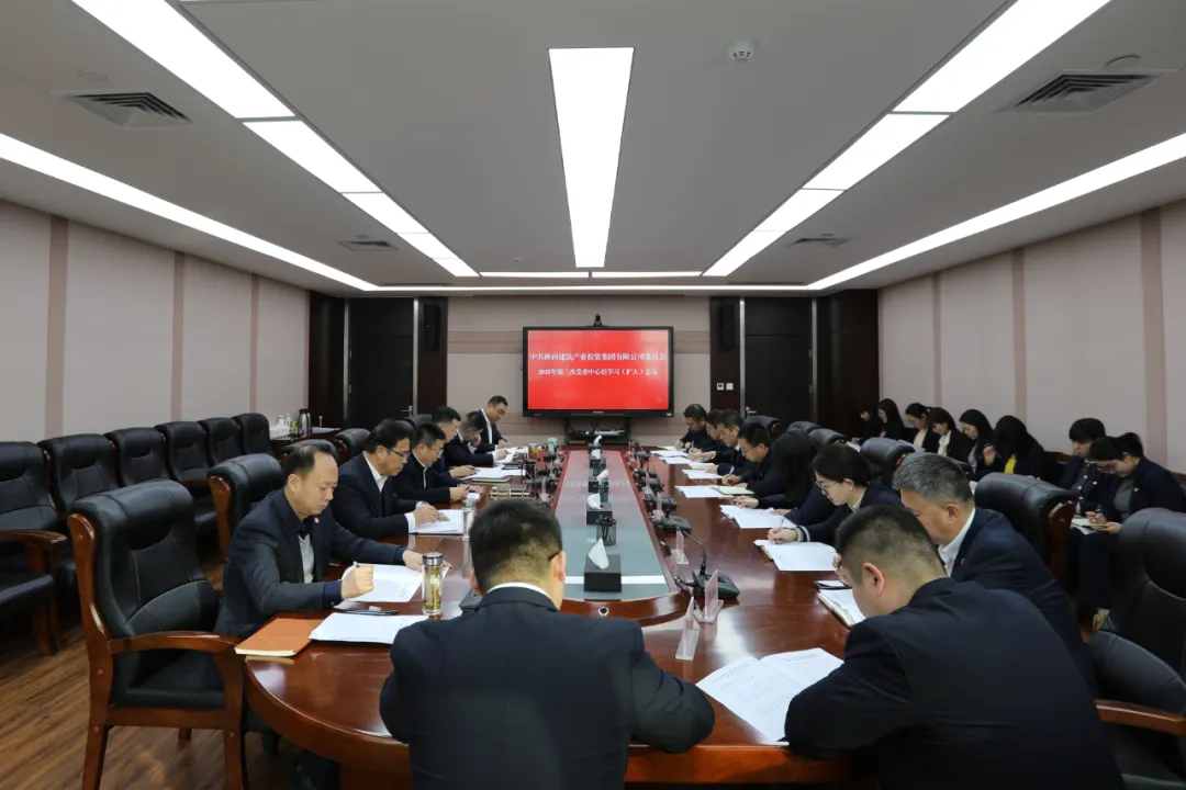 陜建產(chǎn)投集團舉行2024年度民主生活會會前集中學習研討